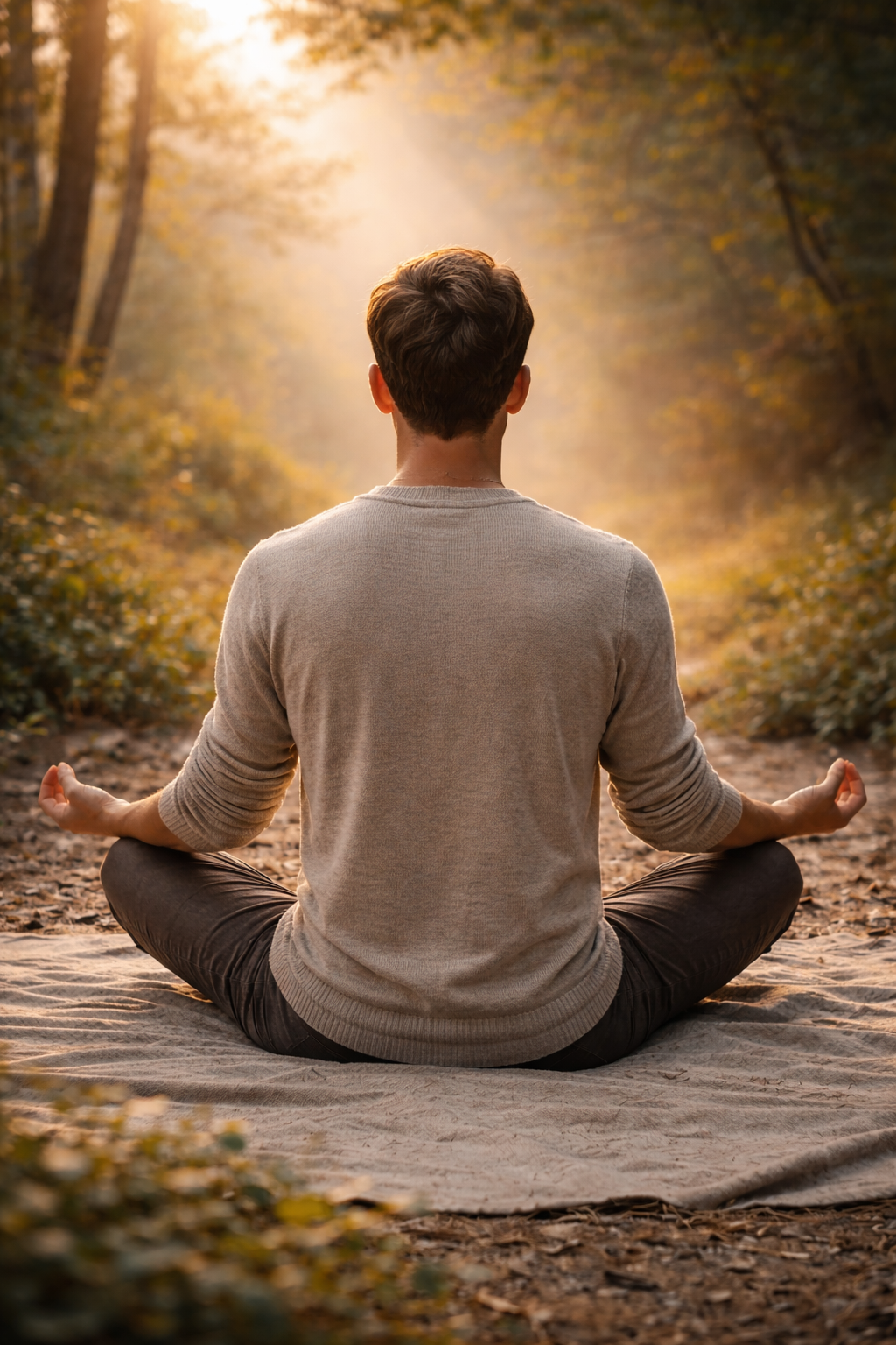homme qui médite